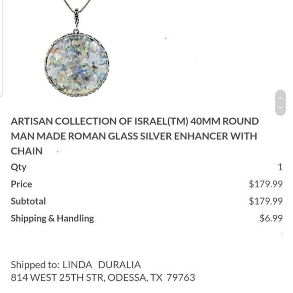 GREAT BUY💥ROMAN GLASS 4-PC. SUITE,  925 SS EUC J#41 - Picture 11 of 13